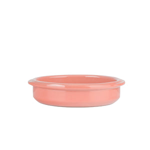 Porsgrunds Porselænsfabrik Terra Tapasform Sunset 12cm, elegant og allsidig liten form med vakker ferskenfarget glasur, ideell for småretter og tapasservering.