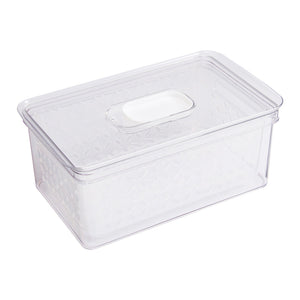 Christiania 1739 Pantry oppbevaring m/kurs 4,3L – gjennomsiktig oppbevaringsboks med lokk, ideell for organisering av kjøkken og kjøleskap.