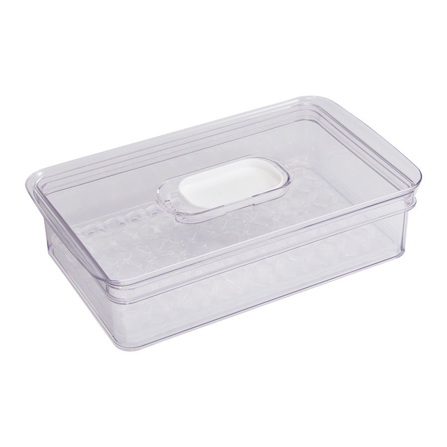 Christiania 1739 Pantry Oppbevaring med kurv 2,4L - Gjennomsiktig oppbevaringsboks med lokk, designet for å organisere kjøleskapet.