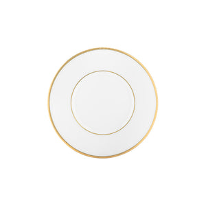 Stilfull skål fra Porsgrund Porselænsfabrik Isabelle Gull-serien med gullkant, ideell for servering av varme drikker.