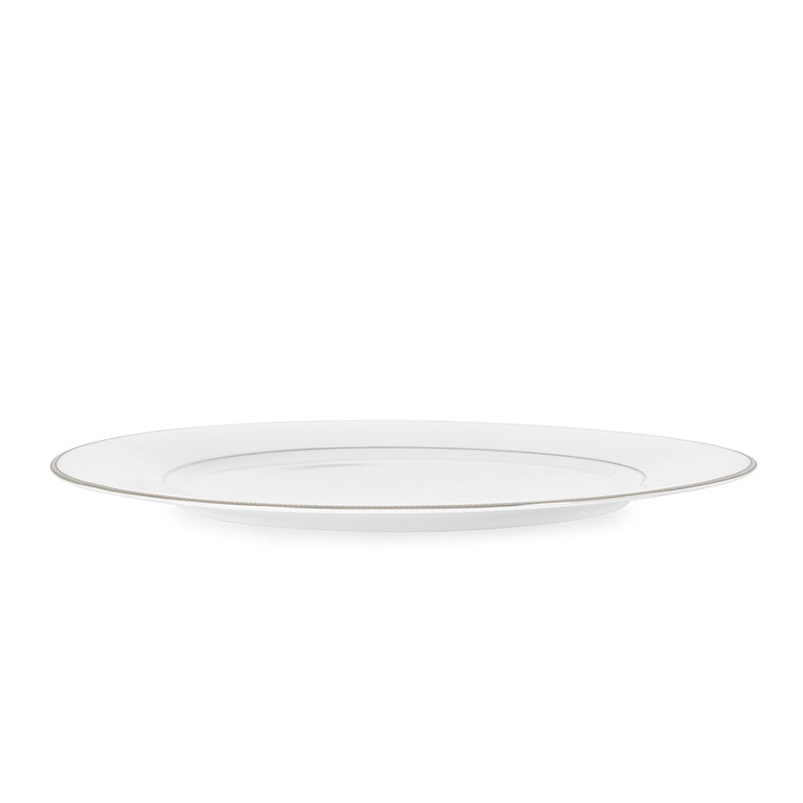 Profilbilde av Porsgrund Porselænsfabrik Isabelle Platinum Tallerken 22 cm, laget av benporselen med en delikat platinakant.