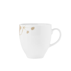 Porsgrund Porselænsfabrik Maxistrå Krus 35cl Nomi Beige i elegant design med håndtak, ideelt for å nyte varme drikker.