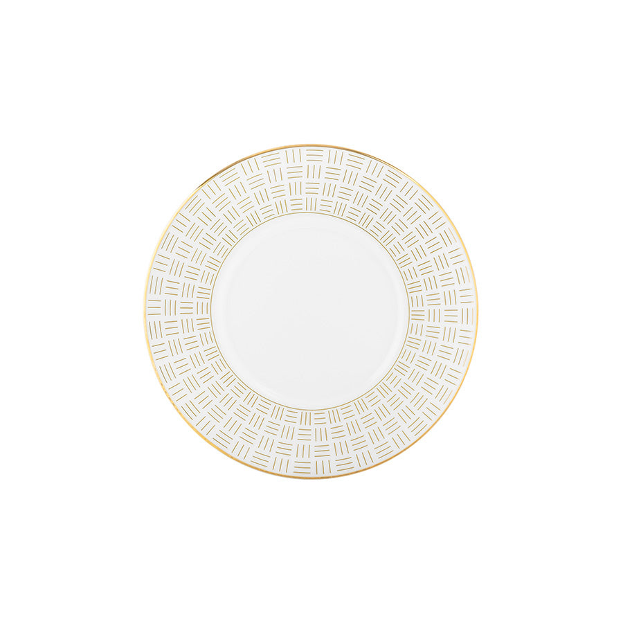 Porsgrund Porselænsfabrik Vivienne Gull Skål, designet med et klassisk preg og luksuriøs gulldekor.