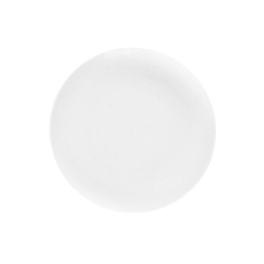 Porsgrunds Porselænsfabrik Hvitt Asjett 20,5cm - enkel og elegant hvit tallerken for servering av mat.