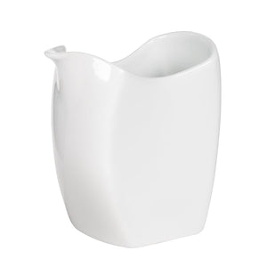 Porsgrunds Porselænsfabrik Hvitt Fløte 14 cl - elegant og moderne fløtemugge i hvit porselen, perfekt til servering av fløte til kaffe eller te.
