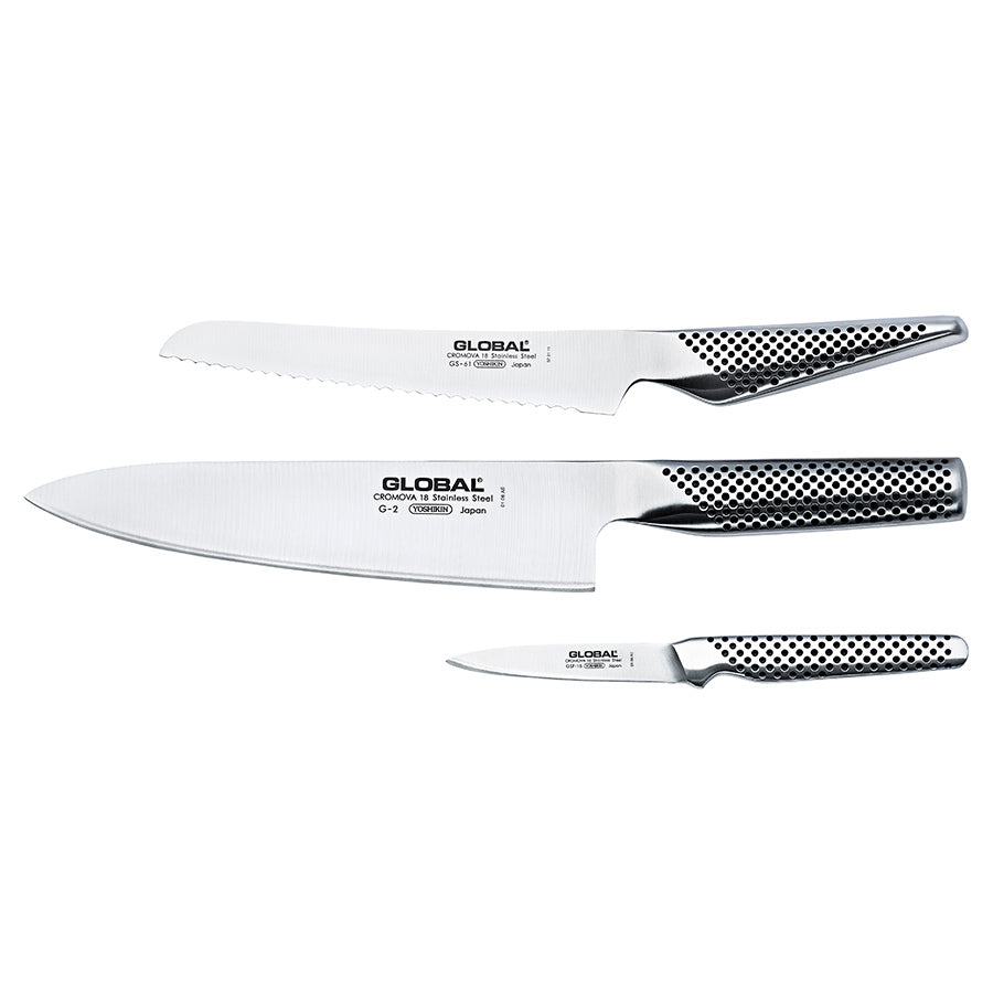 Global Knivsett 3 Kniver