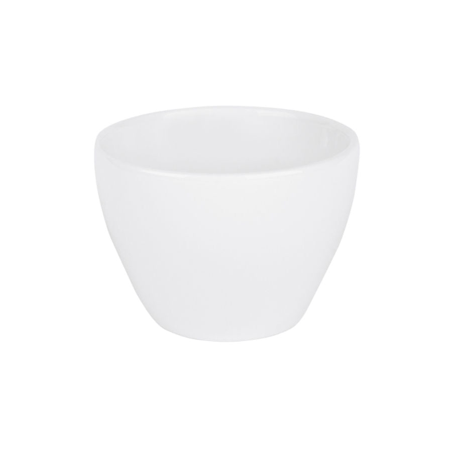 Porsgrunds Porselænsfabrik Sense Kopp u/Hank Cafe Aulait 45cl - en enkel hvit kopp med moderne design, ideell for kaffe eller te.