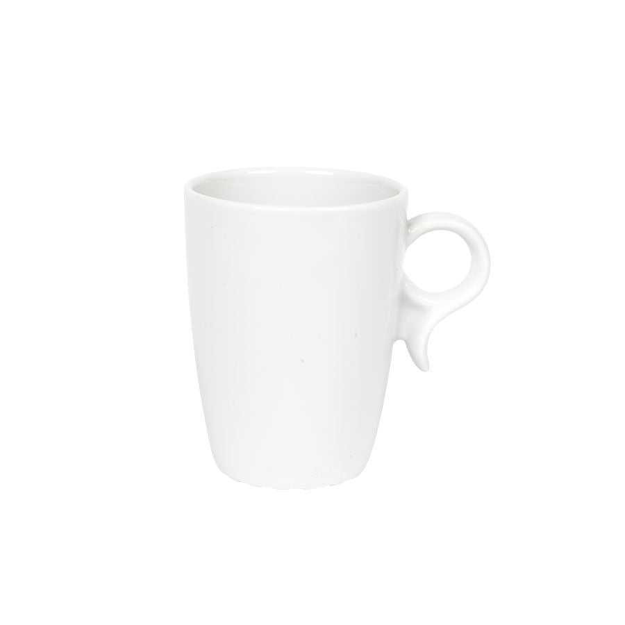 Porsgrunds Porselænsfabrik Sense Krus Viktor 32 cl, elegant hvit kopp med unik håndtakdesign.