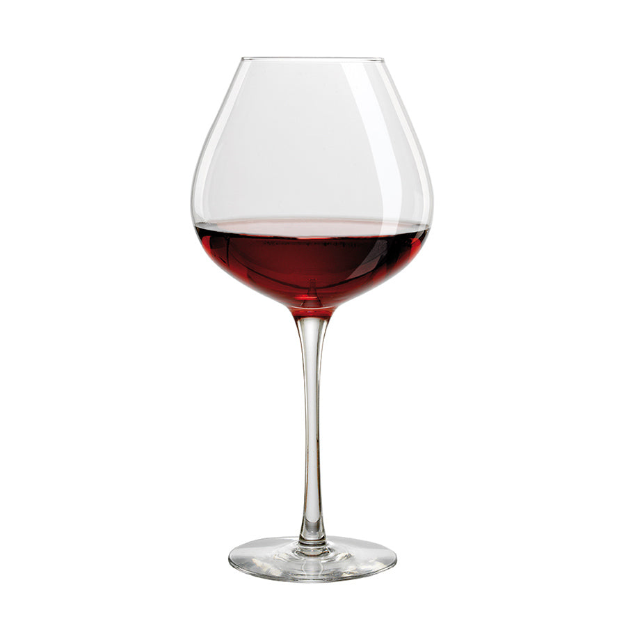 Hadeland Glassverk Odyssé Rødvin Glass 82cl 6pk - Elegant rødvinsglass med buet design, perfekt til å fremheve vinens aroma.