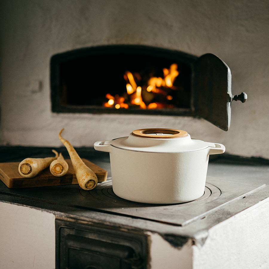 Støpejernsgryter fra Fiskars