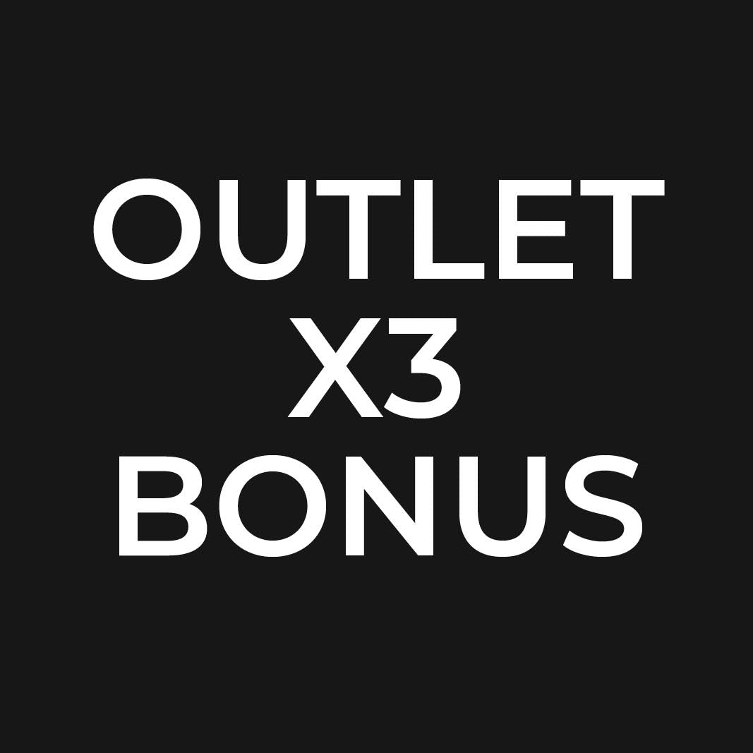 Trippel bonus på utvalgte Outlet produkter