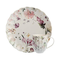 Lilly Blomster Porselen Servise