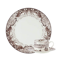 Vintage servise brun