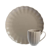 Lilly Grå Porselensservise - Elegant til Hverdag og Fest