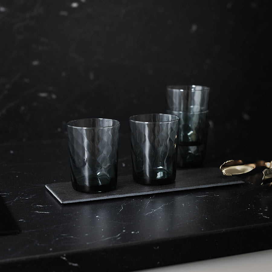 Ask Jade Vannglass Optikk 280ml Sort Sotet 4pk