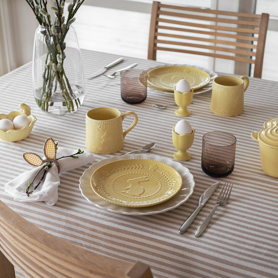 Seasons Easter Collection Tallerken m/Hare 21cm Gul