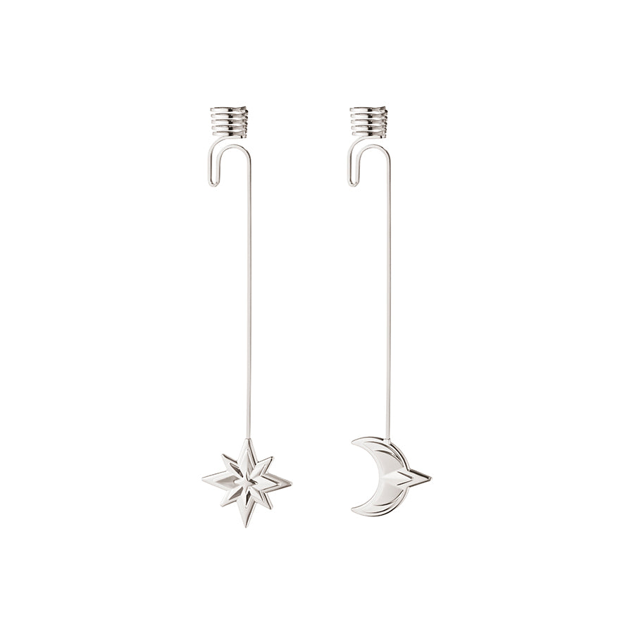 CC 2024 Candleholder Set Moon & Star Palladium Plated