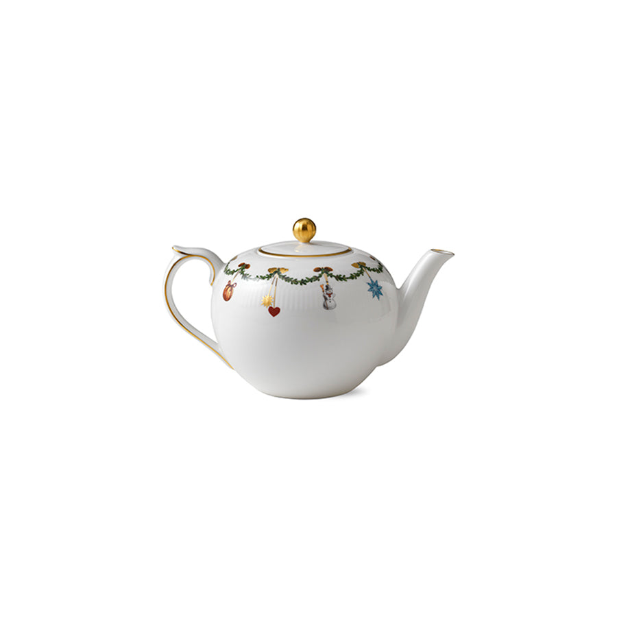 Royal Copenhagen Stjerne Riflet Jul Tekanne 140cl