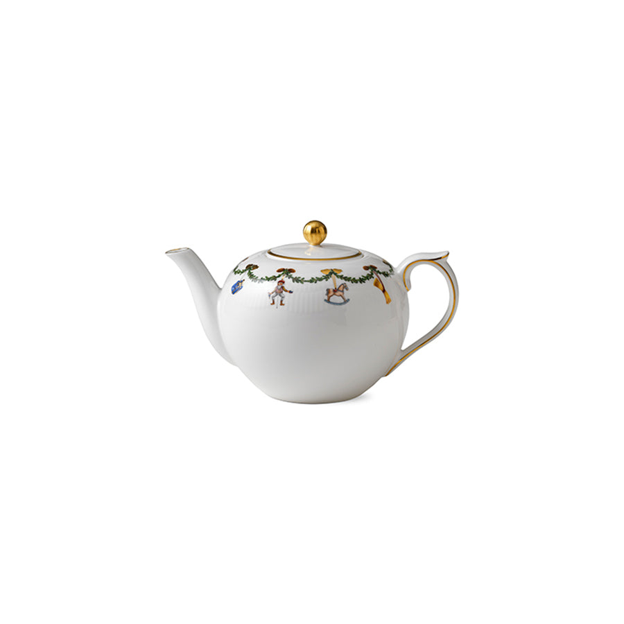 Royal Copenhagen Stjerne Riflet Jul Tekanne 140cl