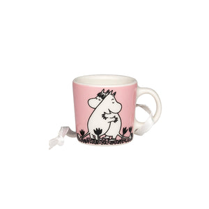 Mummi minikopp med karakteren Snorkfrøken i rosa design, perfekt for samling eller dekorasjon.
