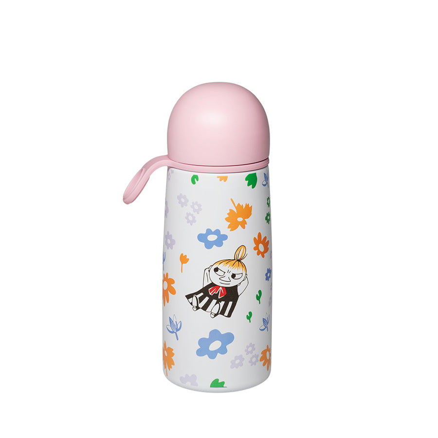 Lille My termos med søt design i farger, 0,45L, laget for å være lekkasjesikker og enkel å ta med.