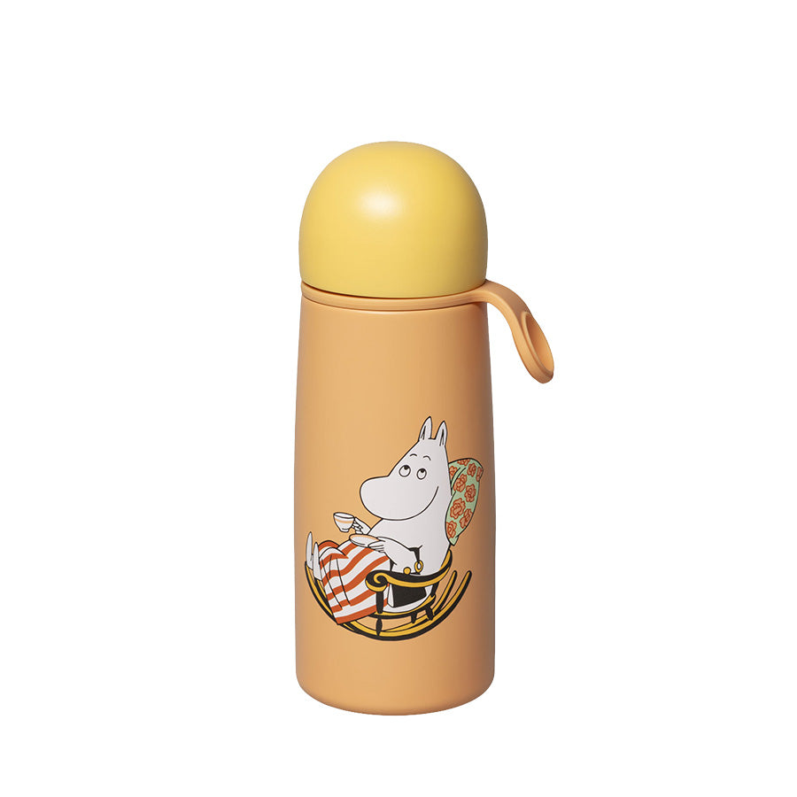 Mummi termos i rustfritt stål med Mummitroll motiv, perfekt for turer, rommer 0,45 liter.