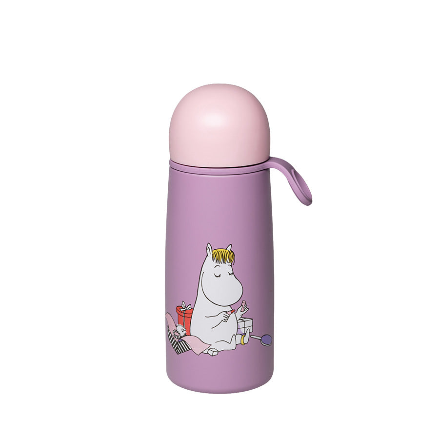 Mummi termos med Snorkfrøken-motiv, perfekt for barn, rommer 0,45L og har lekkasjesikkert lokk.