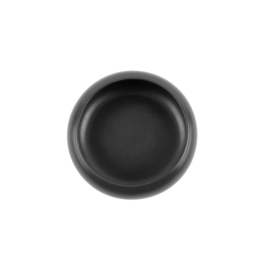 Porsgrunds Porselænsfabrik Natur Serveringsbolle 14 cm Matt Sort