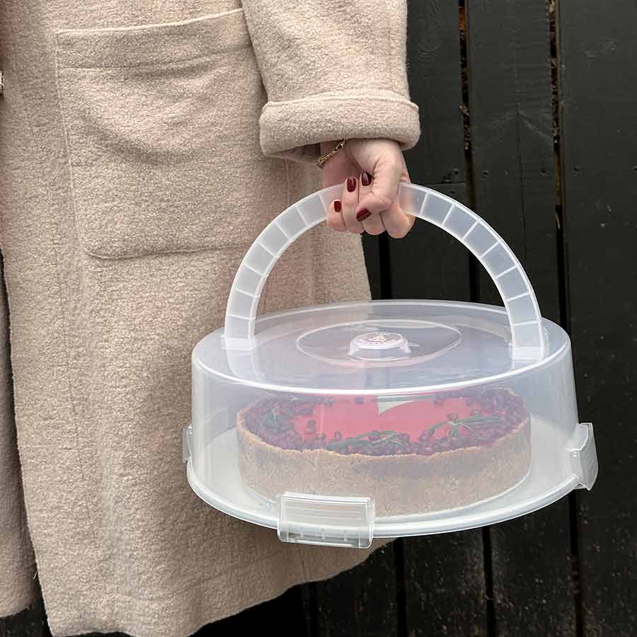Bake It Easy Kakefat m/Ring og Lokk Karbonstål, praktisk og stilfullt tilbehør til kjøkkenet.