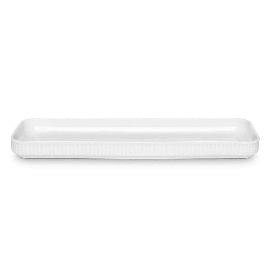 Pillivuyt Plissé Fat Rektangulært 36x12cm