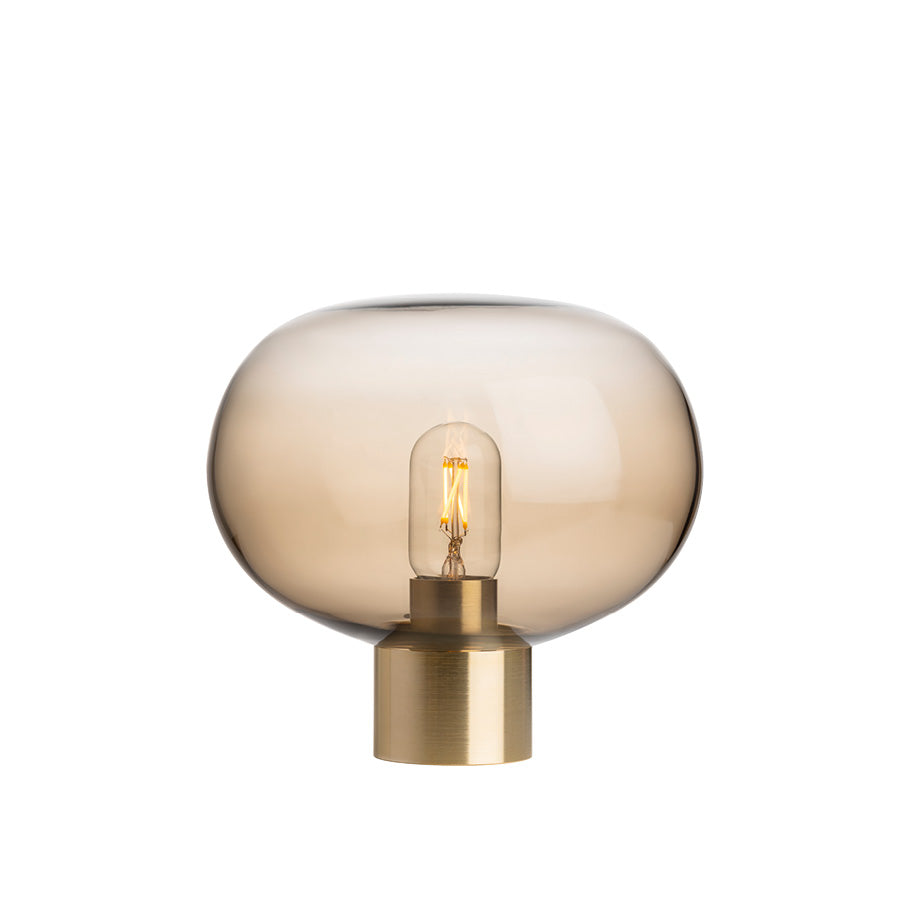 Hadeland Glassverk Arkiv Bordlampe 4169 Kakao Liten