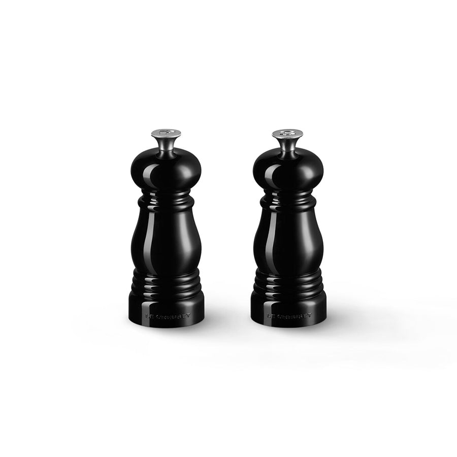 Salt og Pepperkvern Sett Svart 12,5 cm