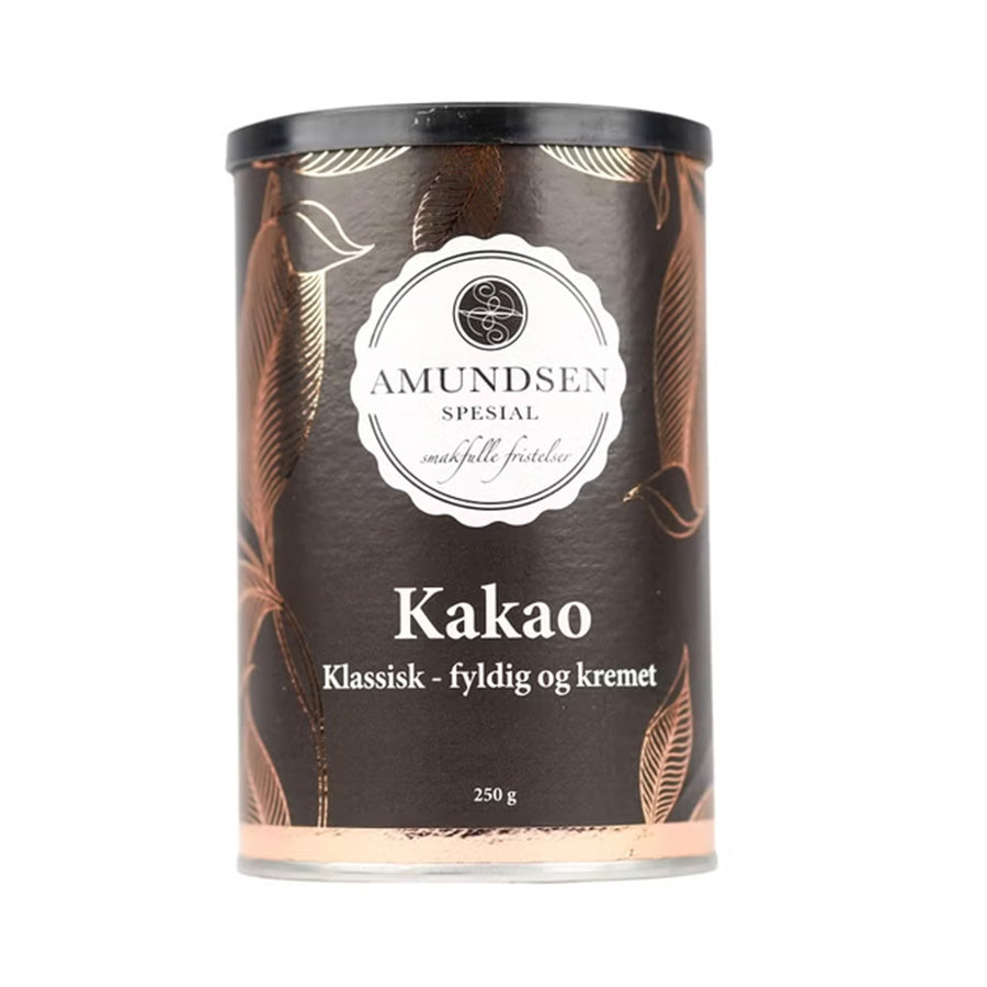 Amundsen Spesial Kakao 250 gram - Klassisk kakao i luksusutgave med fyldig, kremet og silkemyk smak.