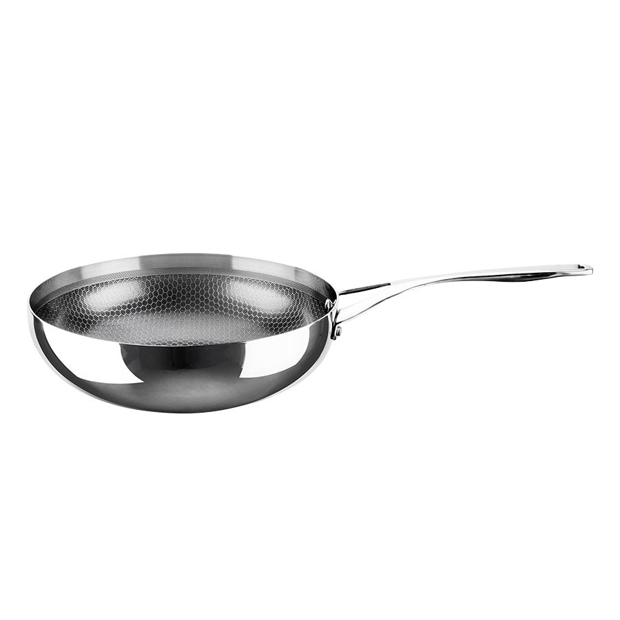 Ask Kull Wokpanne 3-Ply Keramisk Belegg 28cm