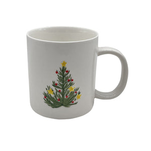 Christiania 1739 Julekolleksjon Kurs M/Juletremotiv 30cl, hvitt keramikk julekopp med håndmalt juletremotiv.