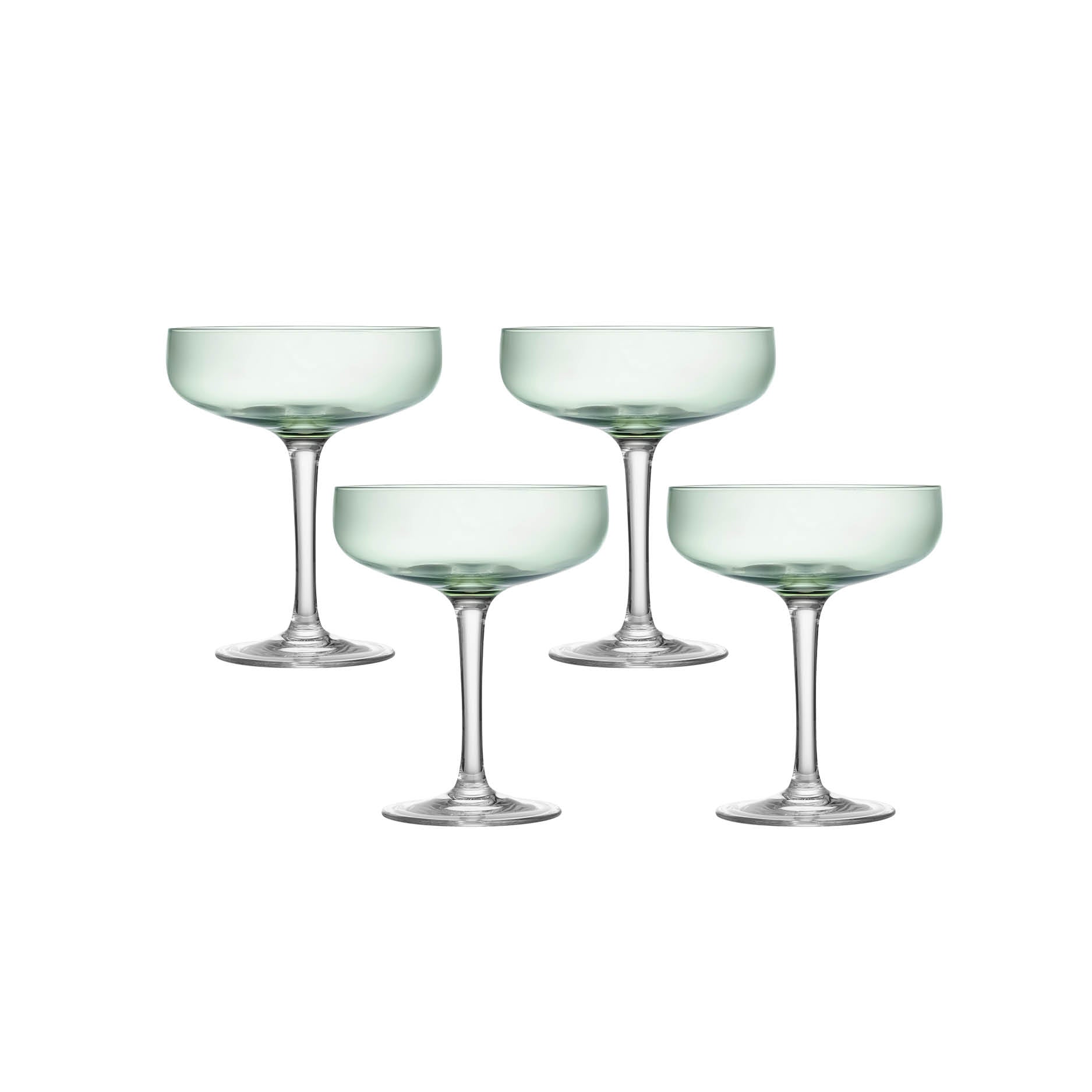 Hadeland Glassverk Odyssé cavaskål grønn 4pk