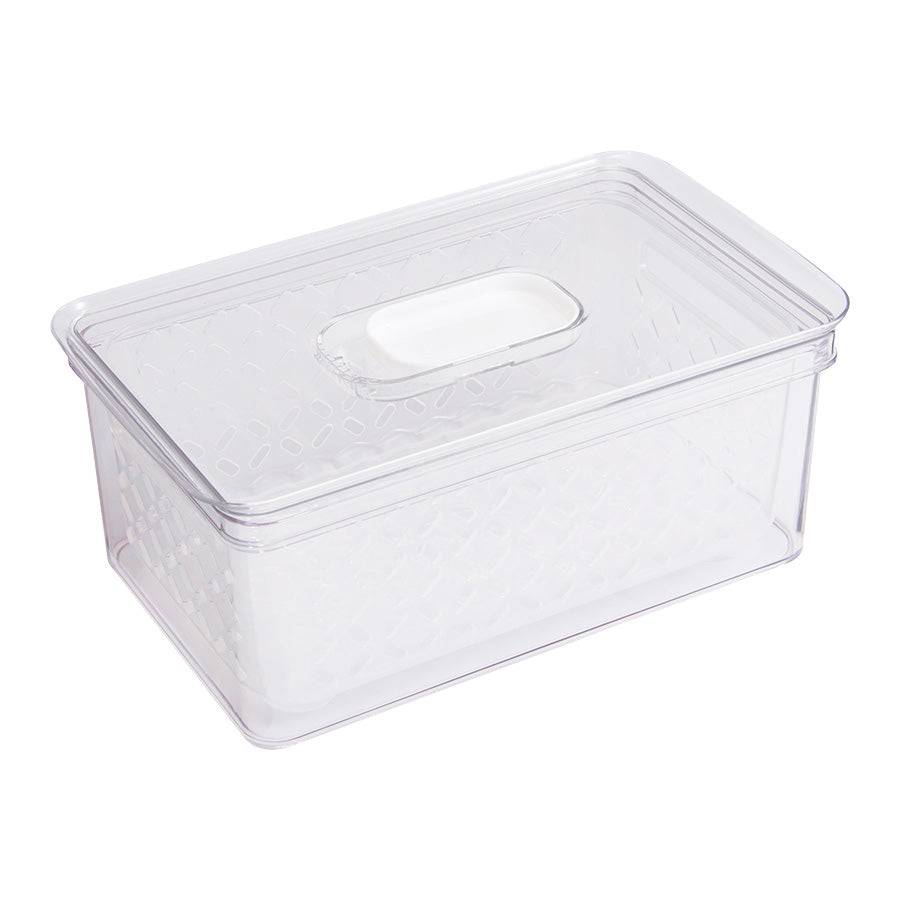 Christiania 1739 Pantry oppbevaring m/kurs 4,3L – gjennomsiktig oppbevaringsboks med lokk, ideell for organisering av kjøkken og kjøleskap.