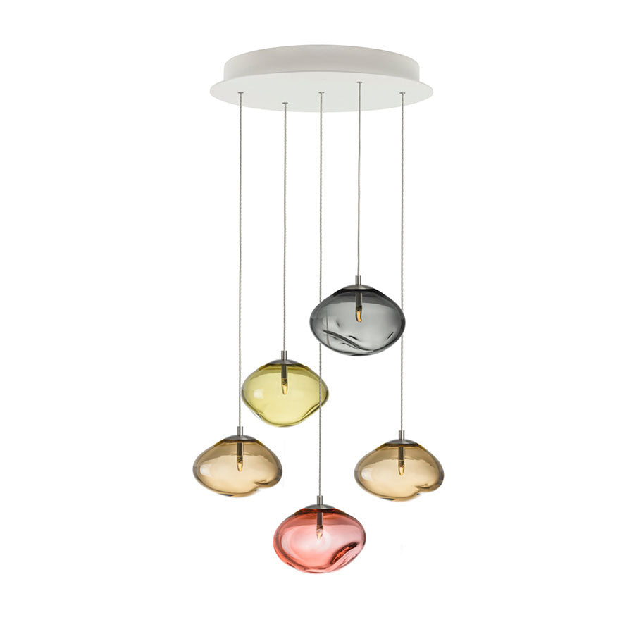 Hadeland Glassverk Crystal Stone Solsten Mini 5stk
