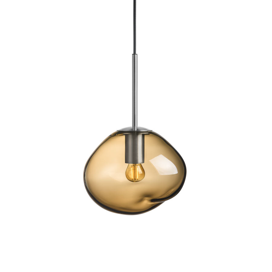 Hadeland Glassverk Crystal Stone Pendellampe Kakao