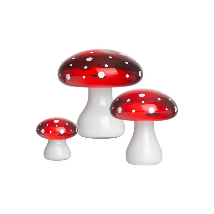 Hadeland Glassverk Fluesopp Pakke Rød