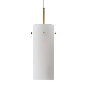 Hadeland Glassverk Forma Loke Taklampe Hvit i skandinavisk minimalisme design, perfekt for kjøkkenøy eller spisebord.