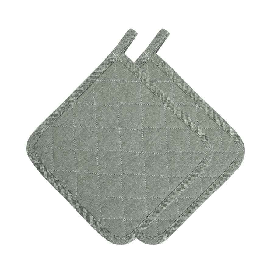 Gryteklut Grønn 2pk 22x22cm Eco