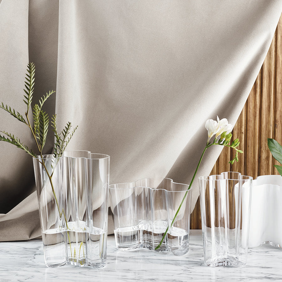 Iittala Aino Aalto Vase 220 mm Klar