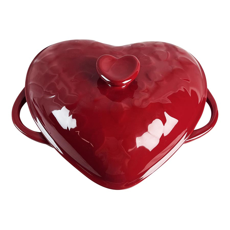 Seasons Love Collection Ildfast Hjerteform m/Lokk 31cm Rød