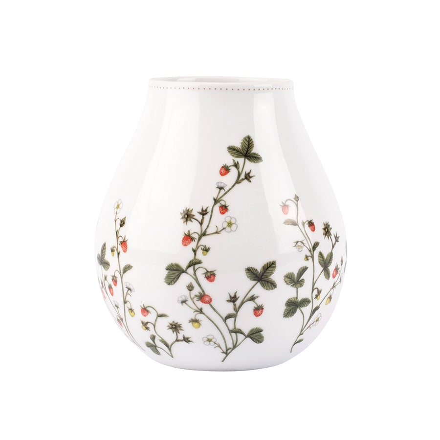 Porsgrunds Porselænsfabrik Jordbæreng Vase 19 cm