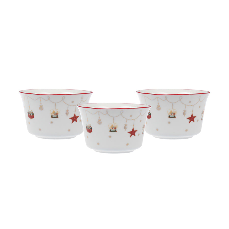 Juletid Skåler 3pk
