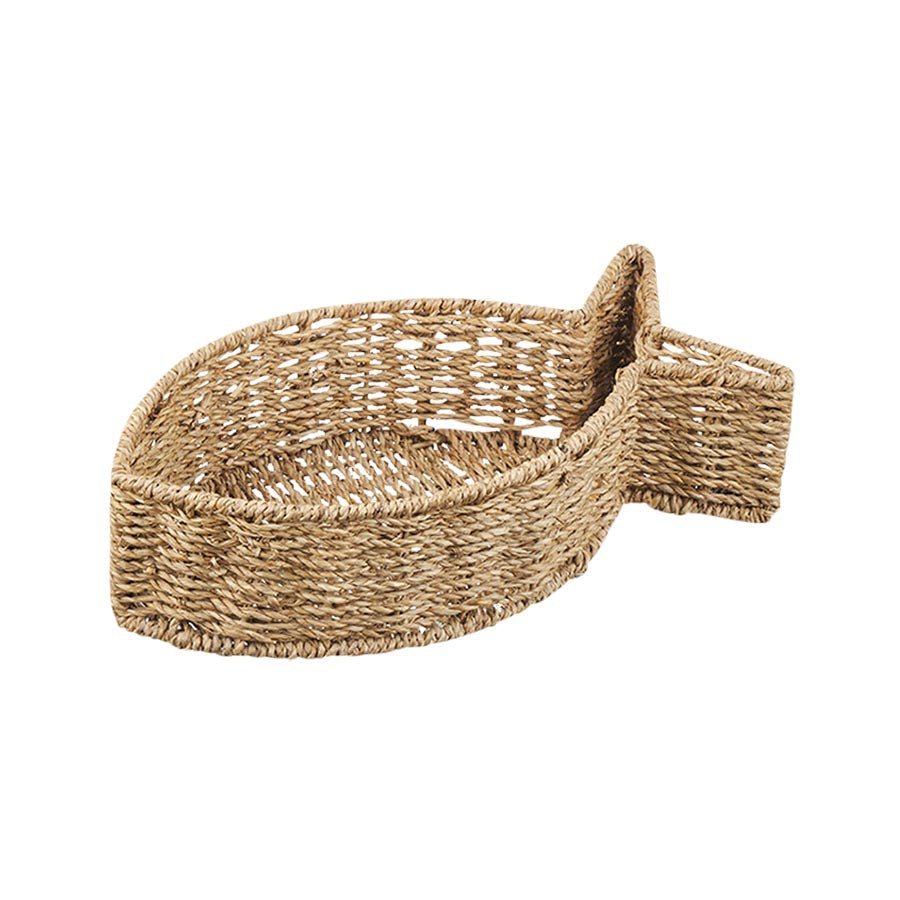 Seasons Summer Collection Kurv Fisk Bambus 33cm