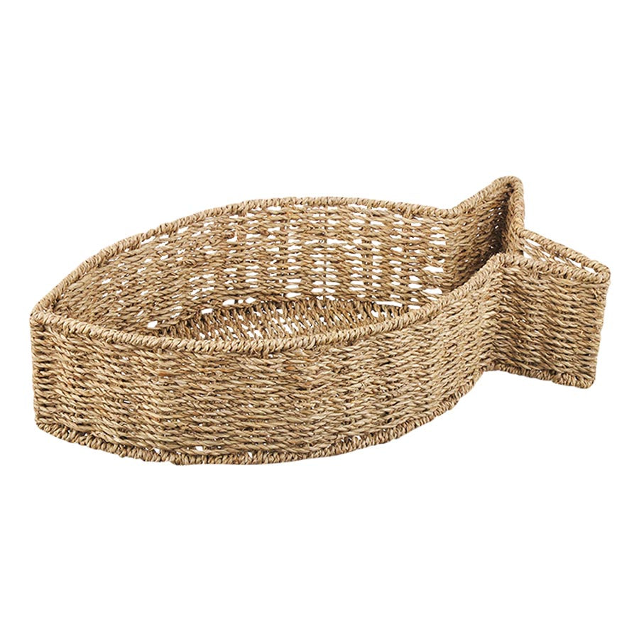 Seasons Summer Collection Kurv Fisk Bambus 44cm