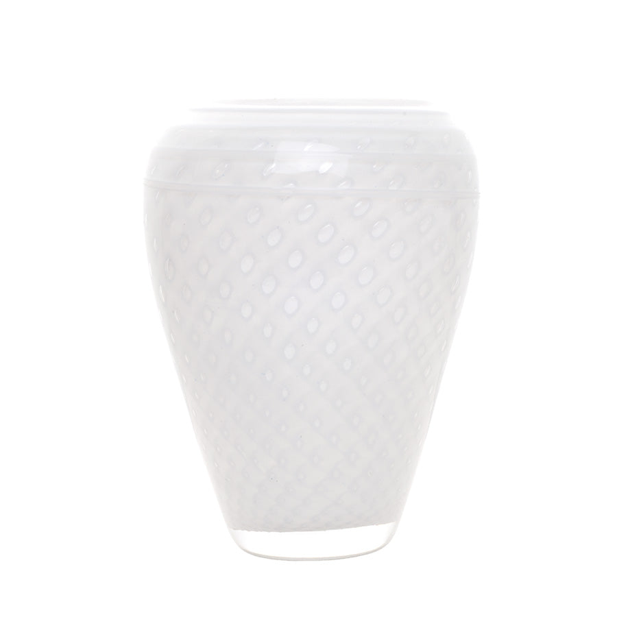 VASE HVIT 24,5 CM