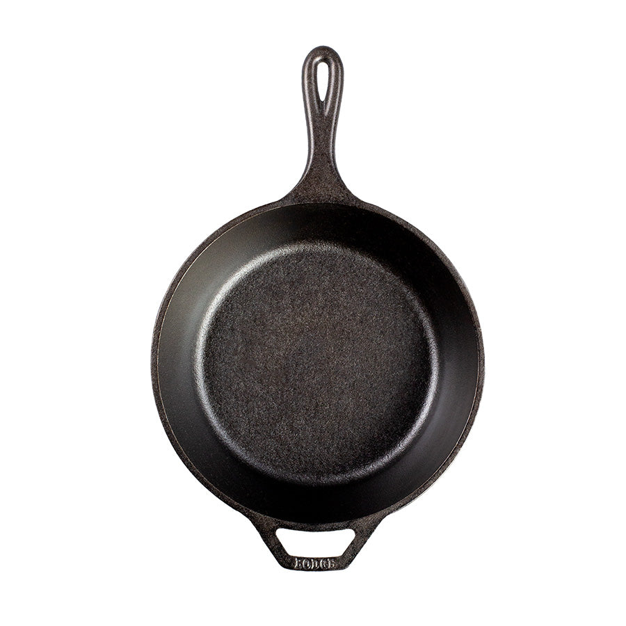 Lodge Cast Iron traktørpanne med høye sider, perfekt for sauser og gryterettter, 26 cm i diameter, støpejern med naturlig non-stick overflate.